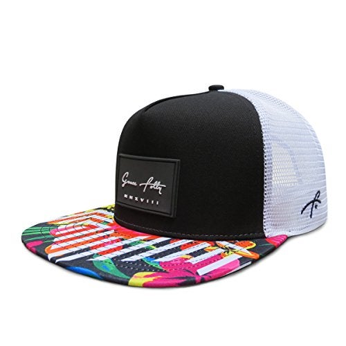 Grace Folly Trucker Hat for Men & Women. Snapback Mesh Caps (US, Alpha, One Size, One Size, Floral) - Image 1