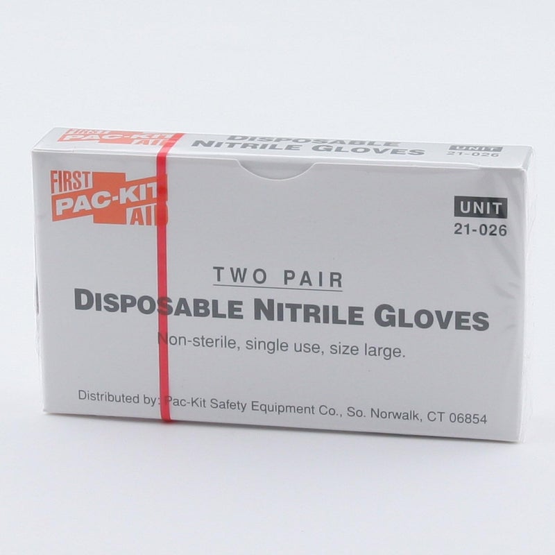 Forestry Suppliers First Aid Refill Nitrile Gloves Box of 4