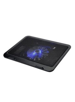 Generic Notebook Cooling  High Performance Super Slim Pad For all Laptop – N191 Black , USB Powered Portable Slim Silent Fan Laptop Cooling Pad with Stand  - Image 1