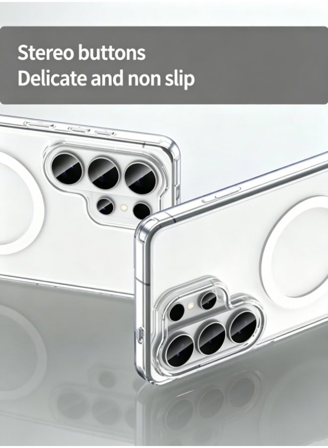 Hirospace Clear Case for Samsung Galaxy S26 Ultra with MagSafe Compatible Transparent Cover, Anti-Yellowing Slim Shockproof Drop Protection Case for Samsung Galaxy S26 Ultra - Image 5