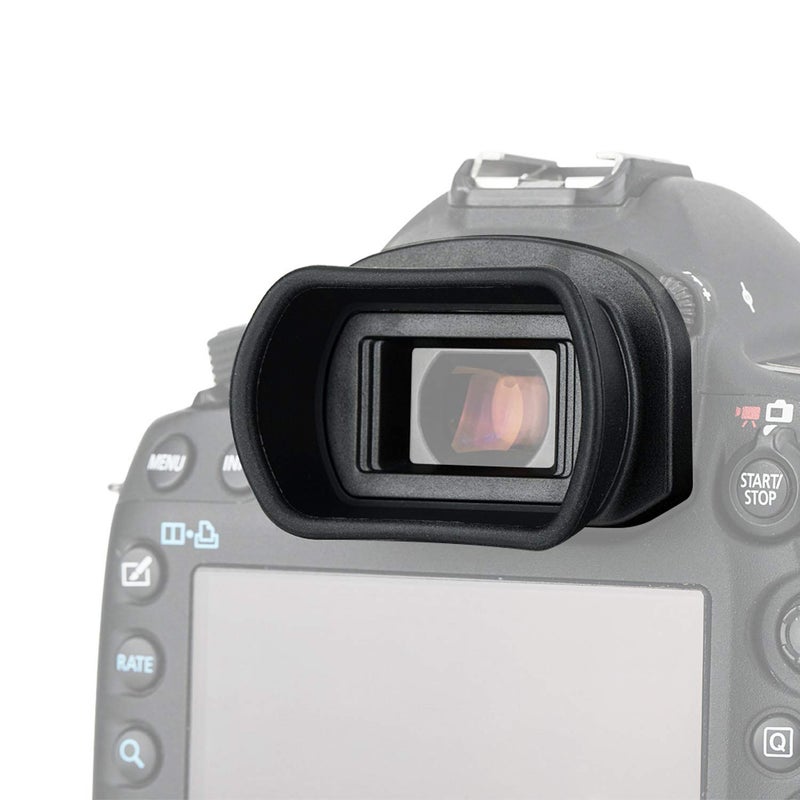 Fotasy JJC KIWIFOTOS Ergonomic Long Camera Eye Cup, Eye Piece viewfinder as Eg Eyecup, Soft Silicone, Compatible with Canon EOS 1D X Mark II 1D X 1Ds III 1D IV 1D III 5D IV 5D III 5DS 5DS R 7DII 7D - Image 3