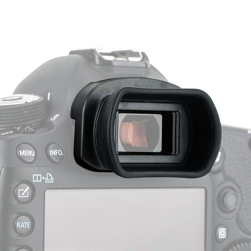 Fotasy JJC KIWIFOTOS Ergonomic Long Camera Eye Cup, Eye Piece viewfinder as Eg Eyecup, Soft Silicone, Compatible with Canon EOS 1D X Mark II 1D X 1Ds III 1D IV 1D III 5D IV 5D III 5DS 5DS R 7DII 7D - Image 4