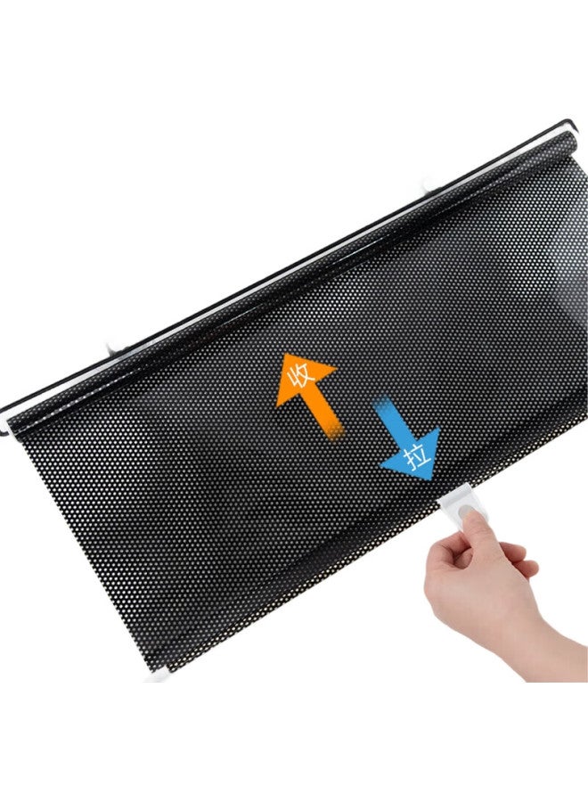 Foojo Sunshade Curtain, No Drilling Required, Sun Protection, Light Blocking, Heat Insulation, Retractable Suction Cup, 58*125Cm - Image 2