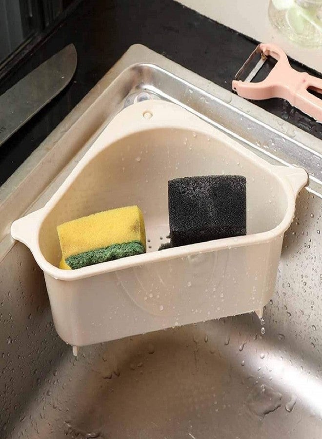 ClearChoice:- Triangle Shape Storage Sink Holder Kitchen Drain Storage Rack(Multi Colour)(1 PIS) - Image 4