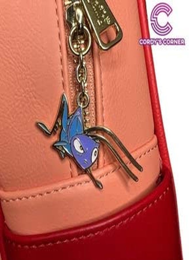 Loungefly Disney Mulan Stained Glass Mini Backpack Double Strap Bag Exclusive - Image 3