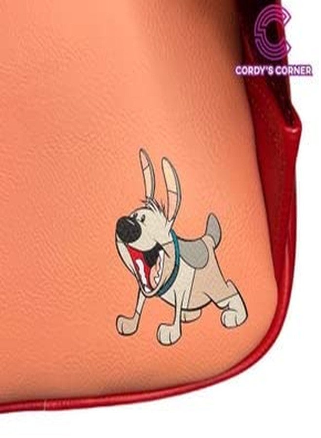 Loungefly Disney Mulan Stained Glass Mini Backpack Double Strap Bag Exclusive - Image 4