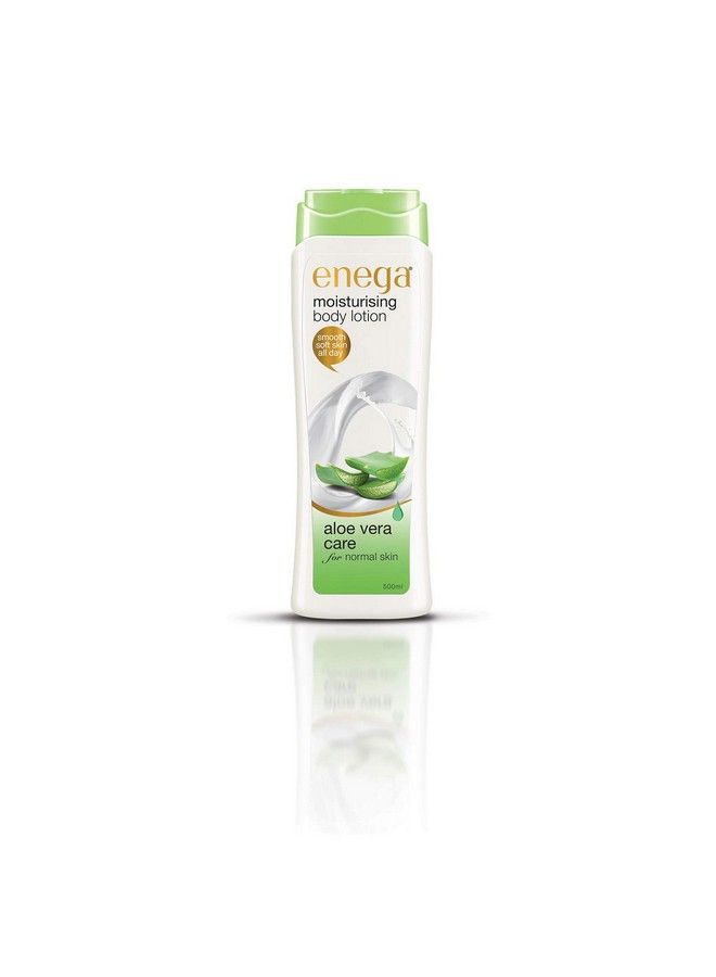 enega Moisturizing Body Lotion Aloe Vera Care For Normal Skin Pack Of 3 (100Ml300Ml500Ml) - Image 3
