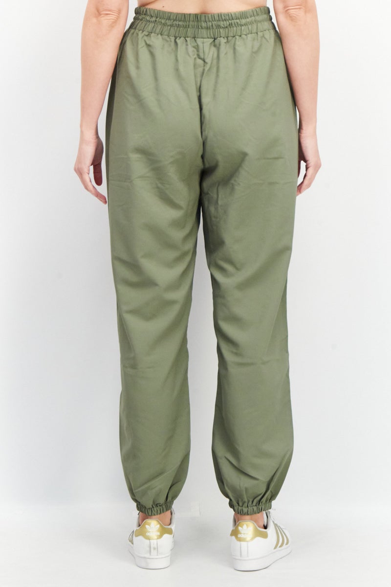 umbro Women Sportswear Fit Drawstring Training Track Pants, Olive - Image 2