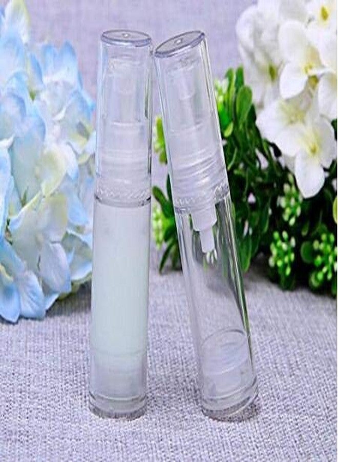 ericotry 6PCS Plastic Vacuum Pump Press Bottles Empty Refillable Airless Pump Bottle Travel Container for Foundations Serums Cream Lotion (5ml) - Image 5