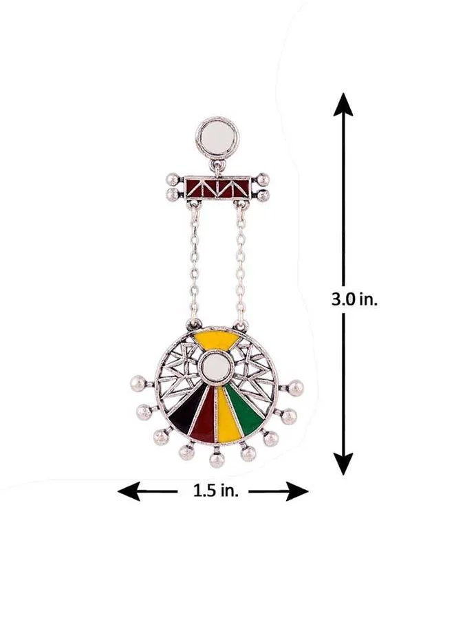 VOYLLA Rabaari Circles Drop Earrings