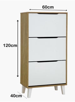 Generic Wooden Shoe Cabinet With Flip Doors 120*60*40 CM  - Image 2