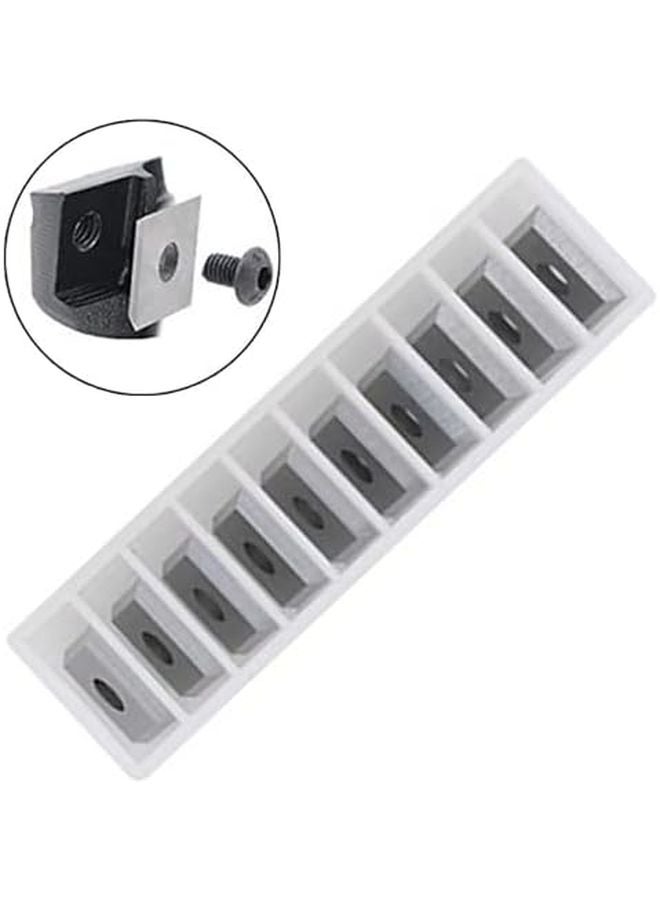 Solid Carbide Square Inserts 12Mm 35 Degree Bevel For CNC Router Bits 10Pcs - Image 5