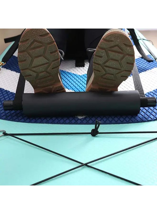 مسند قدم الكاياك العالمي القابل للتعديل أسود - لوح قدم خفيف الوزن للقوارب مزود بحزامين - Image 5