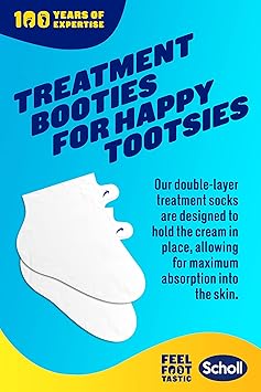 Scholl ExpertCare Dry Skin Foot Mask Nourishing Foot Mask with Coconut Oil Urea and Shea Butter 24Hour Moisture for Dry Foot Skin 1 Pair of Foot Mask Socks One Size - Image 5