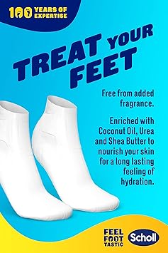 Scholl ExpertCare Dry Skin Foot Mask Nourishing Foot Mask with Coconut Oil Urea and Shea Butter 24Hour Moisture for Dry Foot Skin 1 Pair of Foot Mask Socks One Size - Image 3