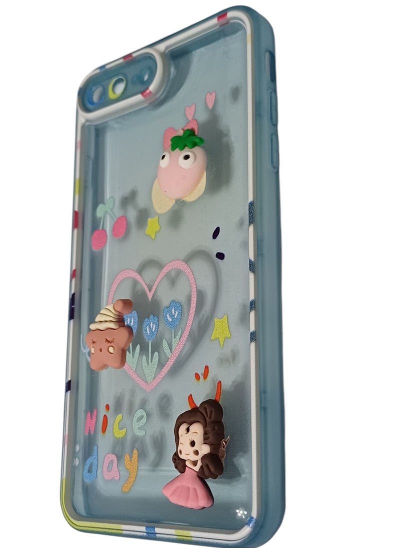 Generic - Back Cover For  Apple iPhone 7 Plus , Multi Color BC-7 Plus-230 - Image 1