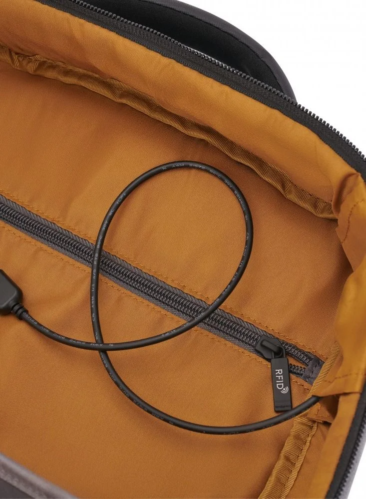 هيدجرين حقيبة من هيدجرين البلجيكي شنط كتف وظهر بخاصية الحماية من السرقة (RFID)  حجم 15.6 بوصة لون رمادي