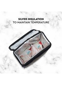 Shopoflux SHOPOFLUX Milk Bag for Door Hanging | Insulated and Waterproof Door Hanging Bag for Milk Sachets and Bottles Storage with Pocket for Notes and News Paper (Grey)  - Image 3