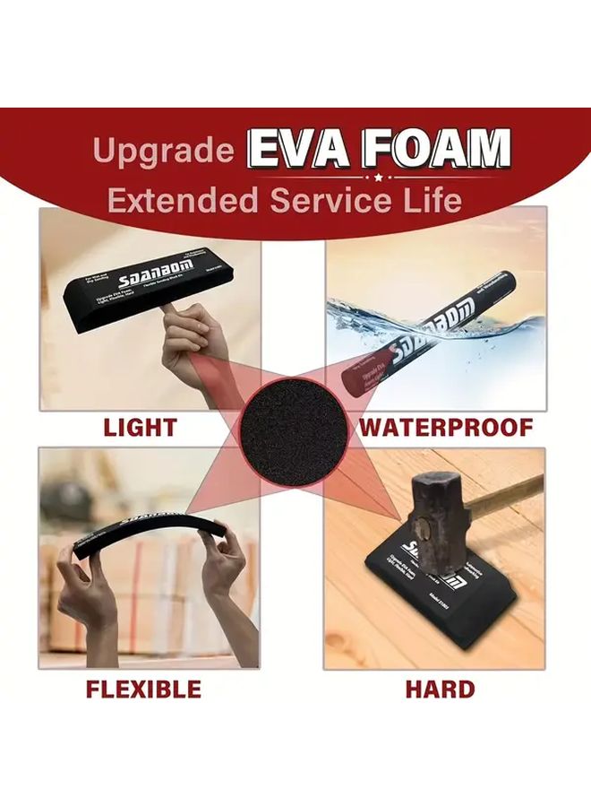 7 قطع مجموعة بلوكات سنفرة من الإيفا لنجارة الخشب وصنفرة معادن هيكل السيارة بالتلميع الرطب والجاف - Image 5