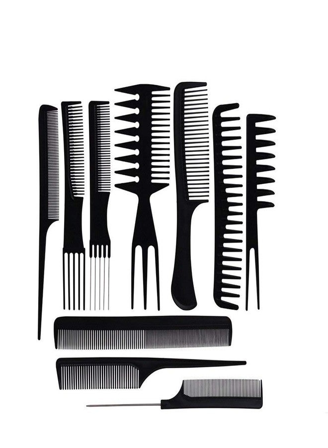 Glowhouse Stylish Professional Variety Pack Styling Comb Set Great for All Hair Types and Styles 10 Pieces - Image 5