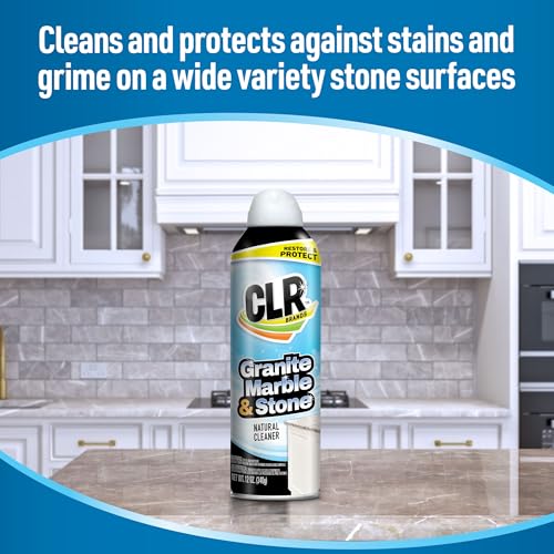CLR Stone, Marble and Granite Cleaner - Cleans, Shines and Protects Against Spills, Food Stains, Dirt and Grime - 12 Ounce Spray Can - Image 3