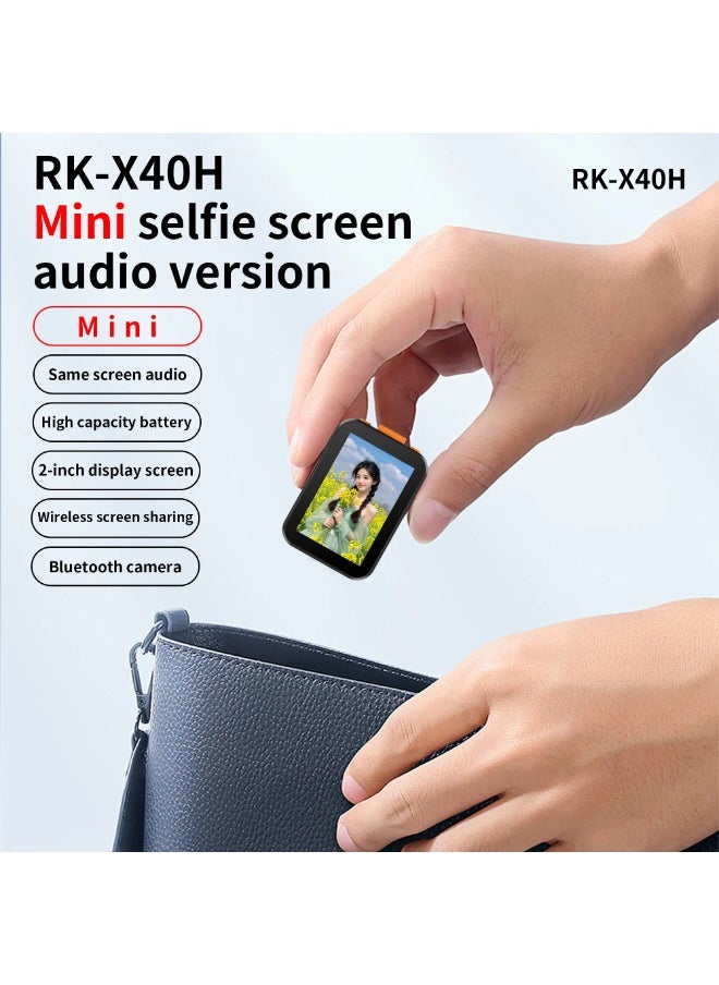 MOCOM Vlog Screen Wireless Selfie Screen Monitor 2" HD Display | Rear Mirror Screen for Android & iOS | Wireless Video & Sound Transmission | 850mAh Battery | Vlog, TikTok, YouTube, Instagram-Ready Rear Camera Display  - Image 5