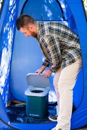 Stansport Easy-Go Portable Camp Toilet (273-100) 14" L x 14" W x 14" H - Image 5