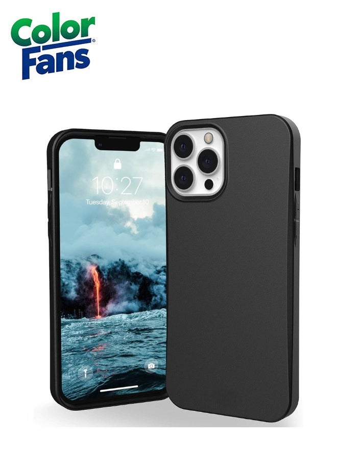 Color Fans - Apple iPhone 13 Pro Max Case Outback Ultra Thin Eco-Friendly Protective Cover Fully Biodegradable and Compostable - Black - Image 1
