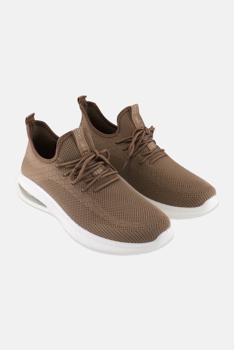 CROSSHATCH أحذية رجال السفر الخارجية برباط، بني - Image 1