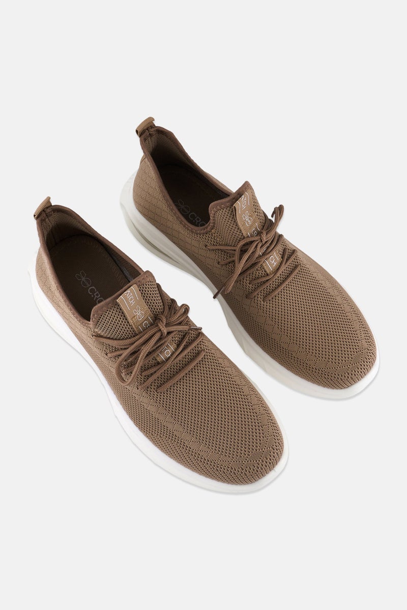 CROSSHATCH أحذية رجال السفر الخارجية برباط، بني - Image 4