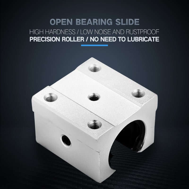 4Pcs SBR16UU 16mm Aluminum Open Linear Motion Bearing Block Slide for CNC - Image 4