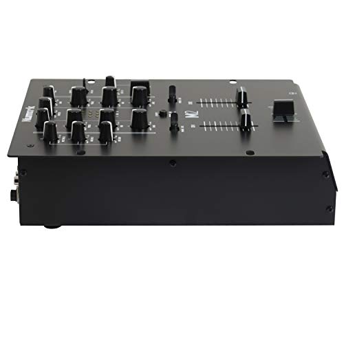 Numark M2 - 2-Channel Scratch DJ Mixer, Rack Mountable with 3-Band EQ, Microphone Input and Replaceable Crossfader with Reverse and Slope Controls - Image 5