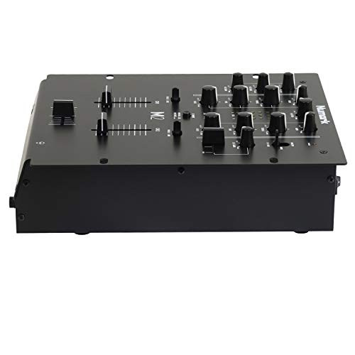 Numark M2 - 2-Channel Scratch DJ Mixer, Rack Mountable with 3-Band EQ, Microphone Input and Replaceable Crossfader with Reverse and Slope Controls - Image 4