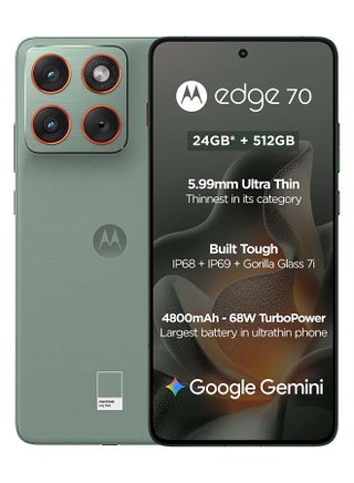 Edge 70 Dual SIM 5G 12 RAM 512GB Lily Pad With  Free Gifts - Middle East Version - view 2