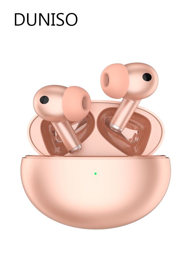 DUNISO Wireless Headphones Earbuds Bluetooth 5.3 with Wireless Charging Case Deep Bass Built-in Mic IPX4 Waterproof Earphones Microphone Stereo Headset for TV Smart Phone Laptop - Image 1