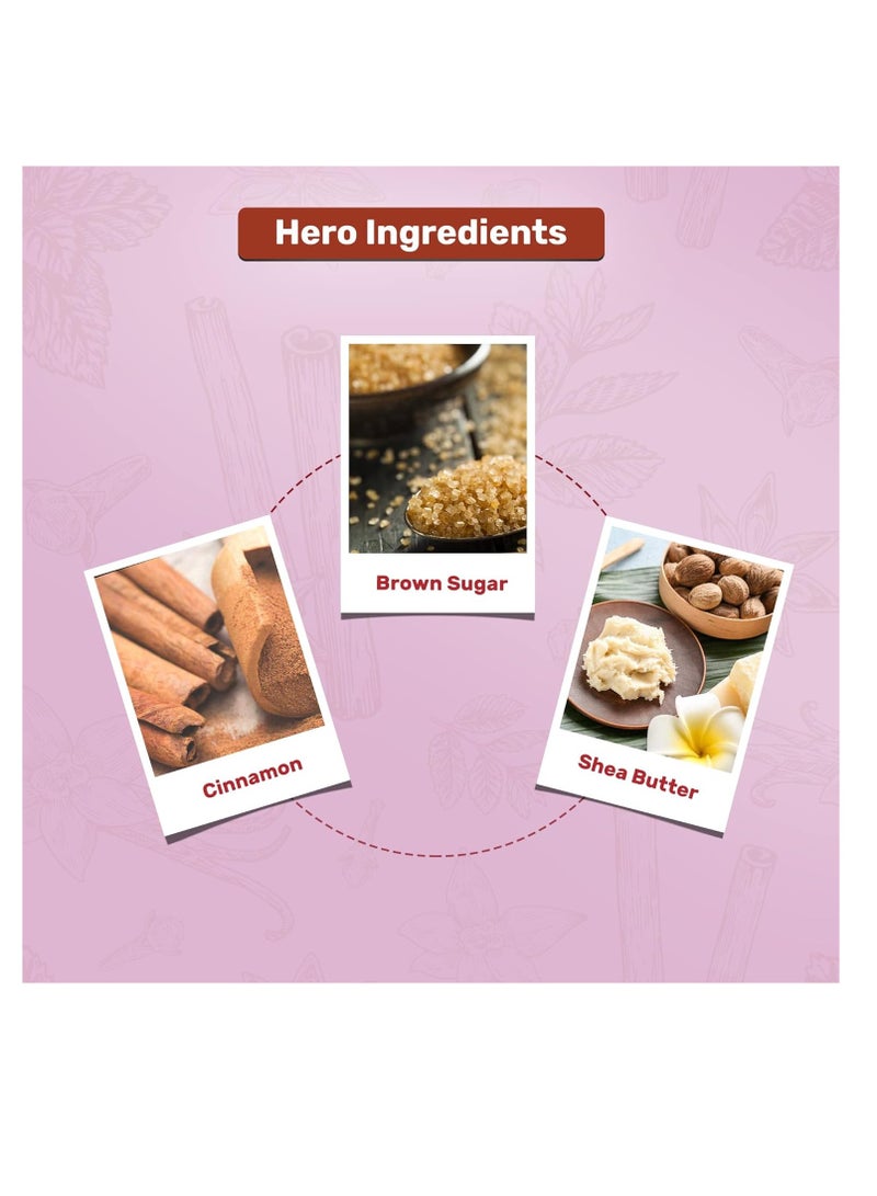 ENN Cinner Lip Brightening and Instant Plumping Cinnamom Lip Scrub and Lip Balm Dark Lips  Natural  For Men and Women - Image 3