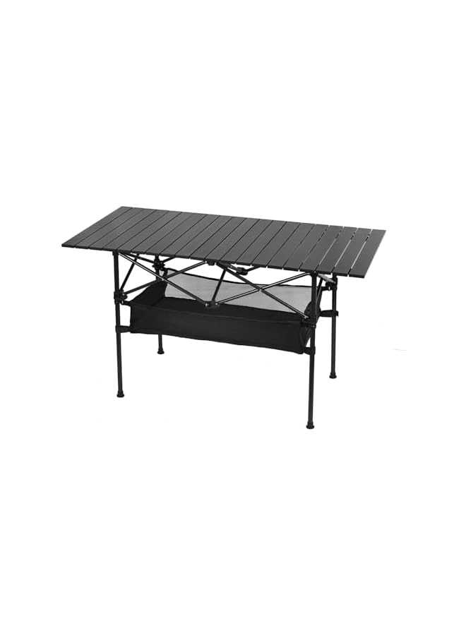 promassCamping Table That Fold up Lightweight, Aluminum Folding Table Roll Up Table with Easy Carrying Bag for Indoor, Outdoor, Camping, Backyard, BBQ, Party, Patio, Beach, Picnic - Image 2