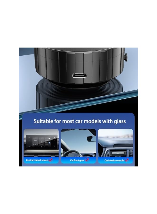 S-TOP BMagnetic Car Suction Cup Phone Holder Mount, Hands Free, for Car Kitchen Mirror Gym Bath Shower - Image 3