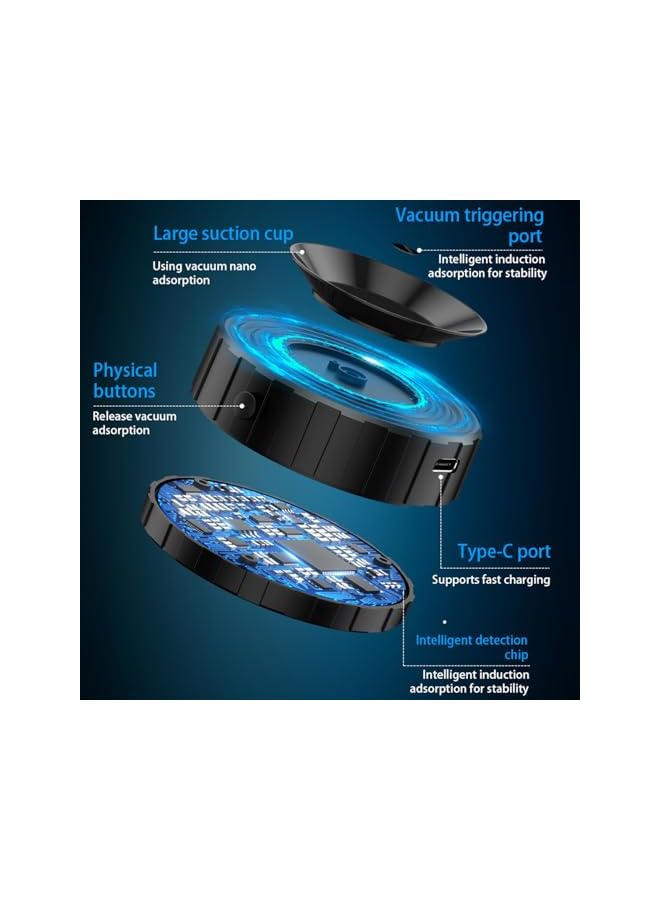 S-TOP BMagnetic Car Suction Cup Phone Holder Mount, Hands Free, for Car Kitchen Mirror Gym Bath Shower - Image 1