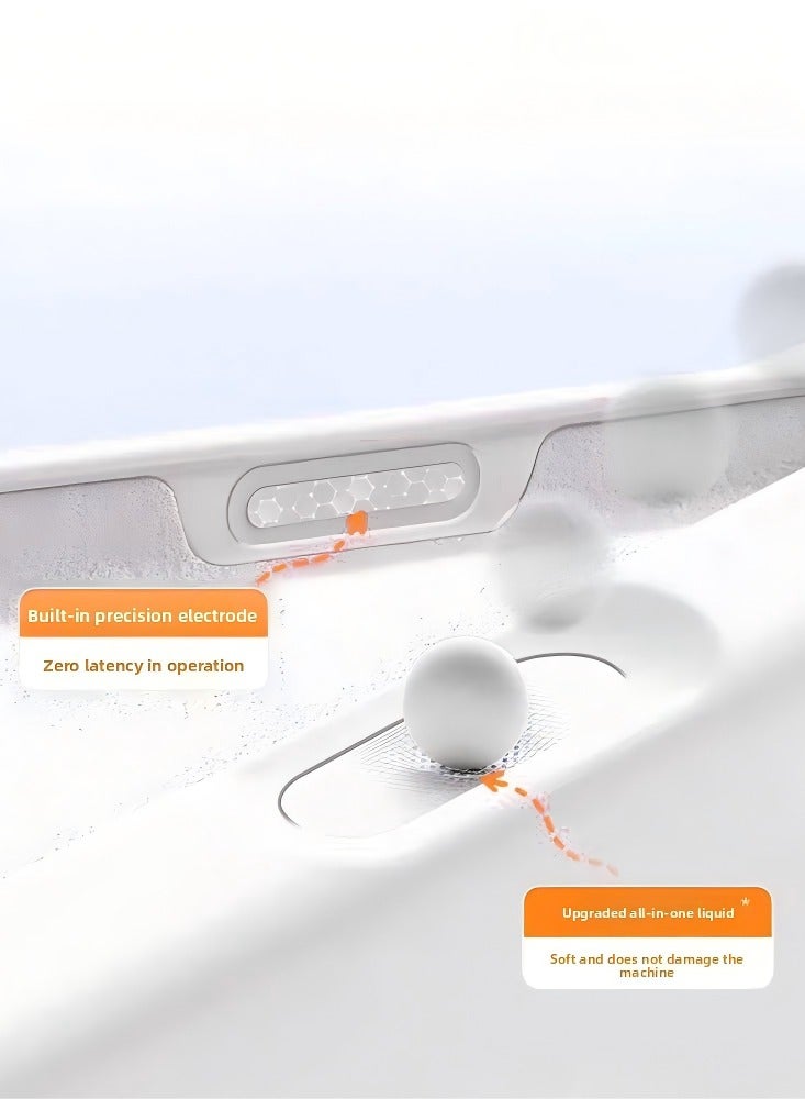 غطاء آيفون 17 Pro Max المغناطيسي، متوافق مع ماج سيف، مقاوم للسقوط، مقاوم للخدوش، مضاد للاصفرار مع حماية مزدوجة، غطاء واقي من السيليكون الناعم المضاد للصدمات - باللون الرمادي الفاتح - Image 3