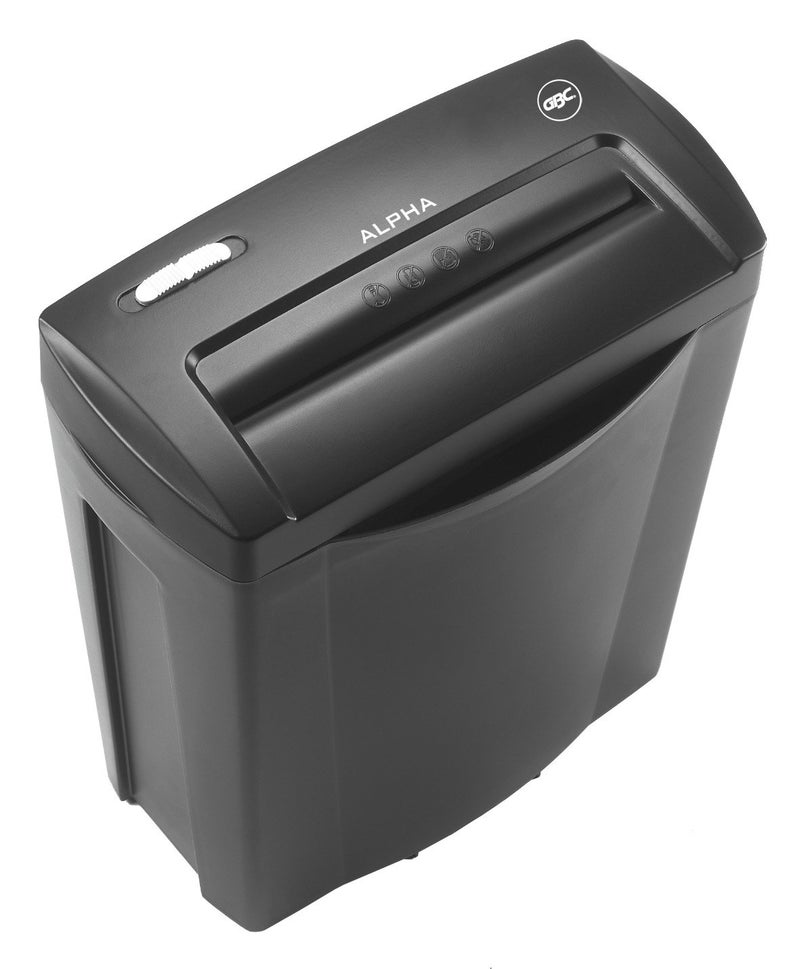 GBC Alpha Confetti Paper/Credit Card Cross Cut Shredder with 6 Sheet Capacity and 14L Bin, 2 Years Warranty - Image 1