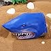 NUOBESTY Animal Hand Puppet Blue Shark Hand Puppet Soft Rubber Role Play Shark Bath Toys for Children Adults Teaching Gloves - Image 2