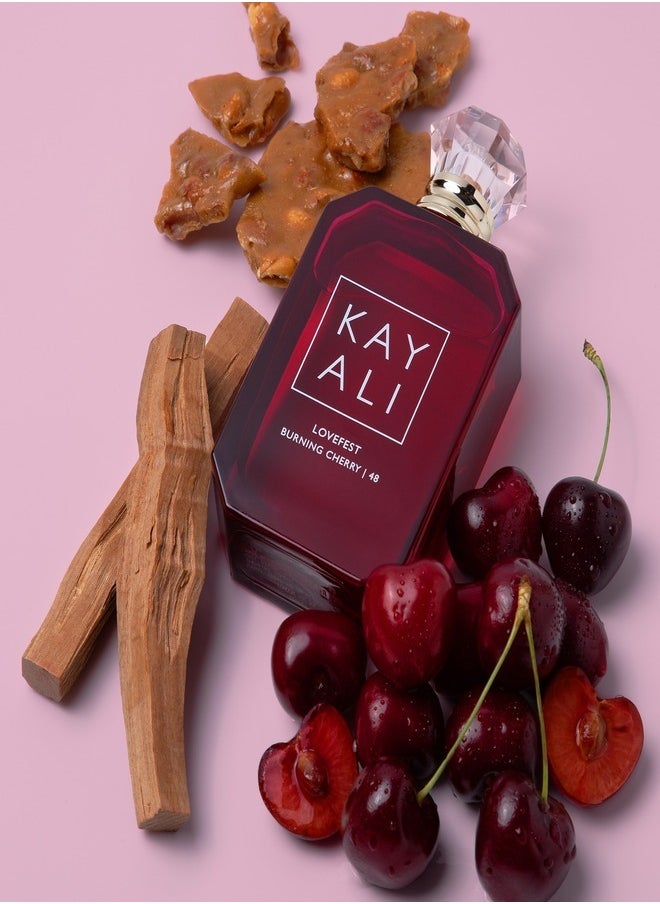 KAYALI - KAYALI Lovefest Burning Cherry | 48 Eau de Parfum Intense Travel Spray 0.34 oz / 10 ml - Image 1