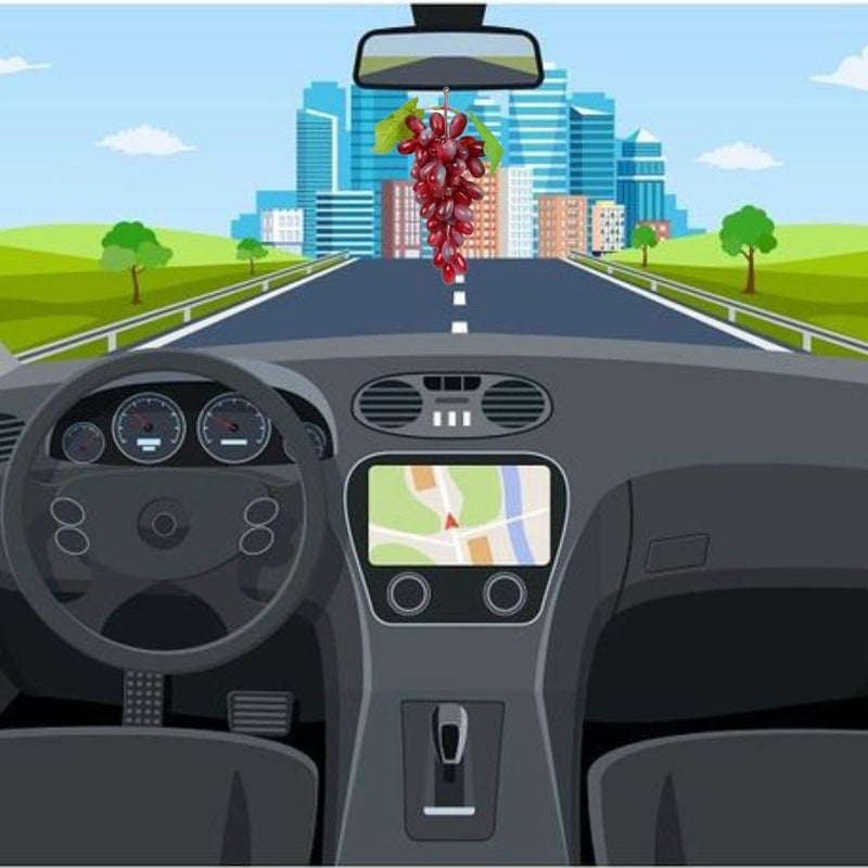 SINGAA Artificial Hanging Grapes with Leaves for Home, Garden, Car, Events, Fruit Shop, Basket, Bowl, Photography, Dining Table and Events Decoration - 18 CM - (36 Tips) Pack of 1 - Image 3