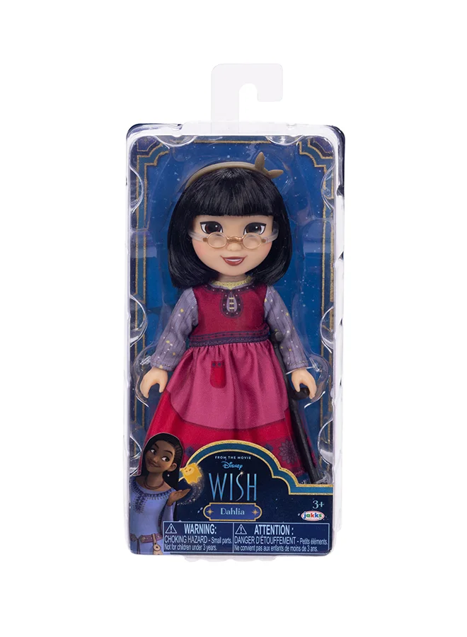 Disney Wish Doll Petite Dhalia 15cm | Fashion Doll | Wish Movie | Collectible Doll | Gift for Kids and Teens