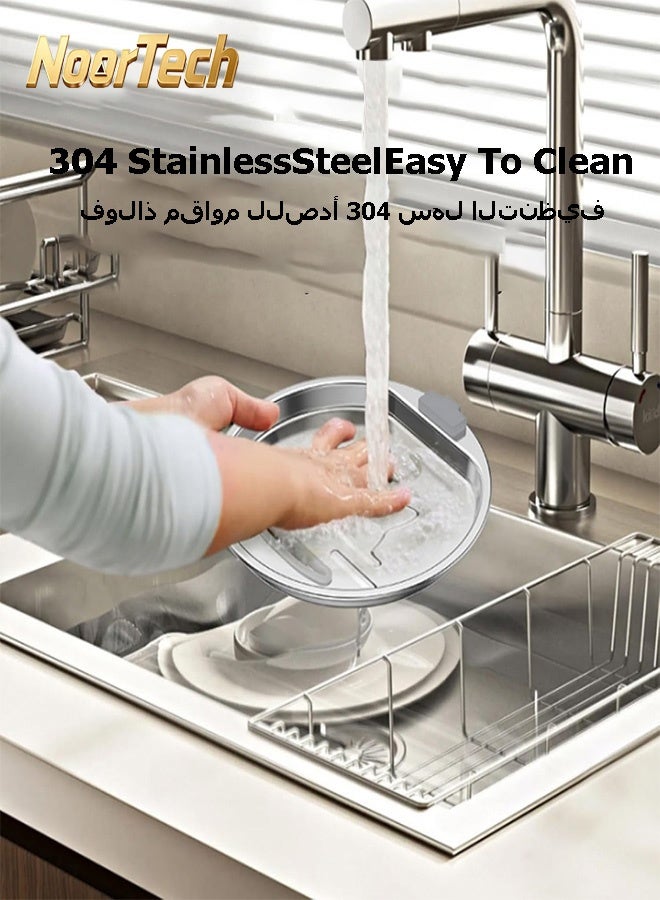 NoorTech Silent circulating pet water fountain 2.2 liters with 4 filters LED light and water level indicator - Image 5