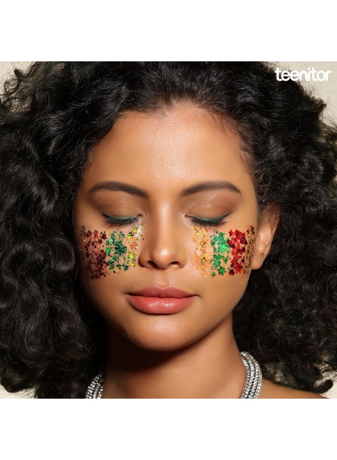 تينيتور جل جليتر للجسم والوجه من تينتور، جليتر للشعر للأطفال، مكياج جليتر بستة ألوان للأطفال، جليتر للجسم والوجه للنساء، إكسسوارات حفلات موسيقية - Image 4