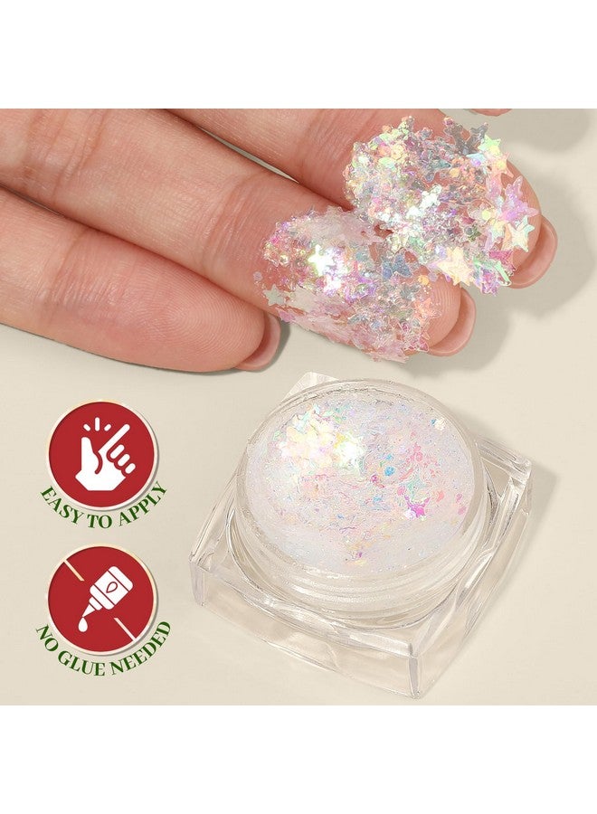 تينيتور جل جليتر للجسم والوجه من تينتور، جليتر للشعر للأطفال، مكياج جليتر بستة ألوان للأطفال، جليتر للجسم والوجه للنساء، إكسسوارات حفلات موسيقية - Image 5