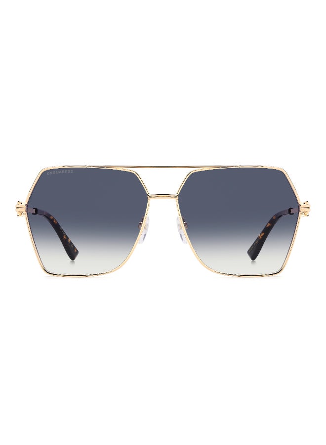 DSQUARED2 D2 0206/S Sunglasses Gold Butterfly - Image 3