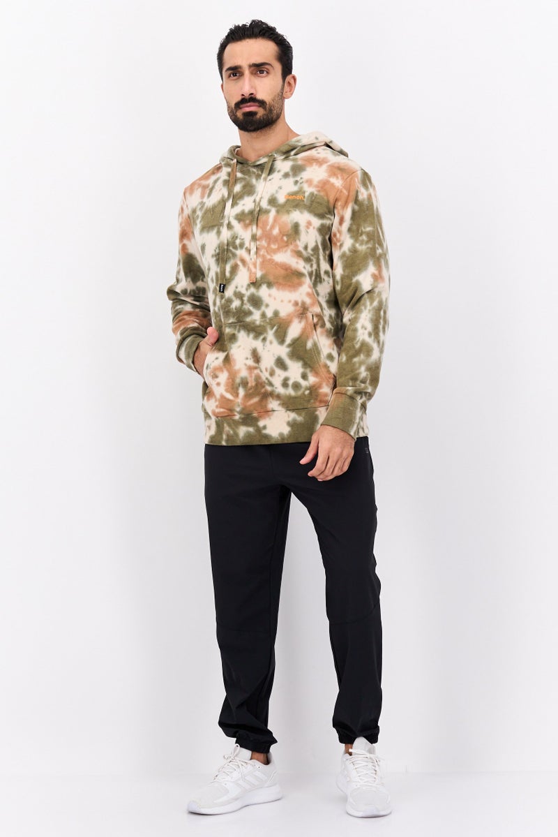 Bench Men Sportswear Fit Brand Logo Outdoors Sweatshirts, Olive - Image 4